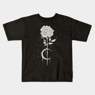 Occult Moon Rose Witchcraft - T-shirt Kids T-Shirt